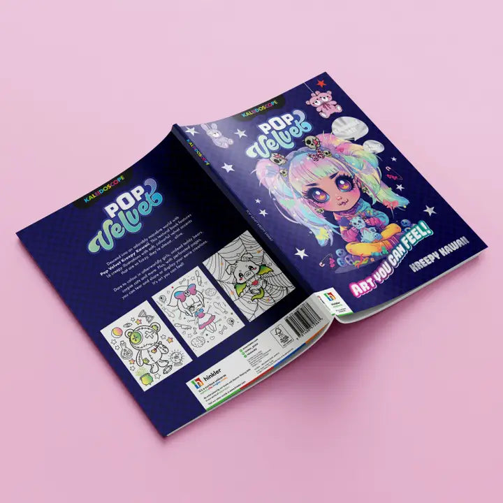 Pop Velvet Colouring Kreepy Kawaii