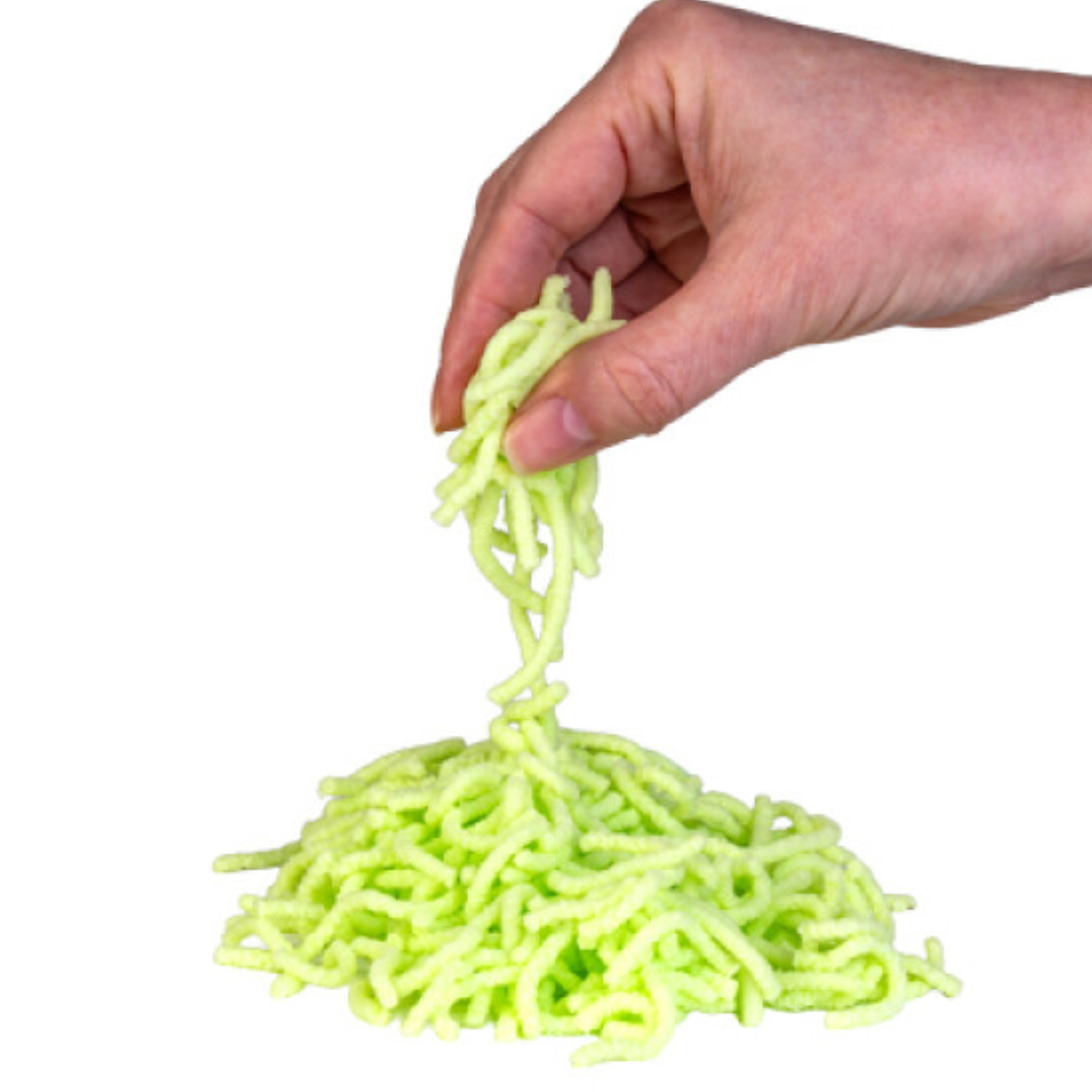 Glow in the Dark Squirmy Worms Sensory Toy