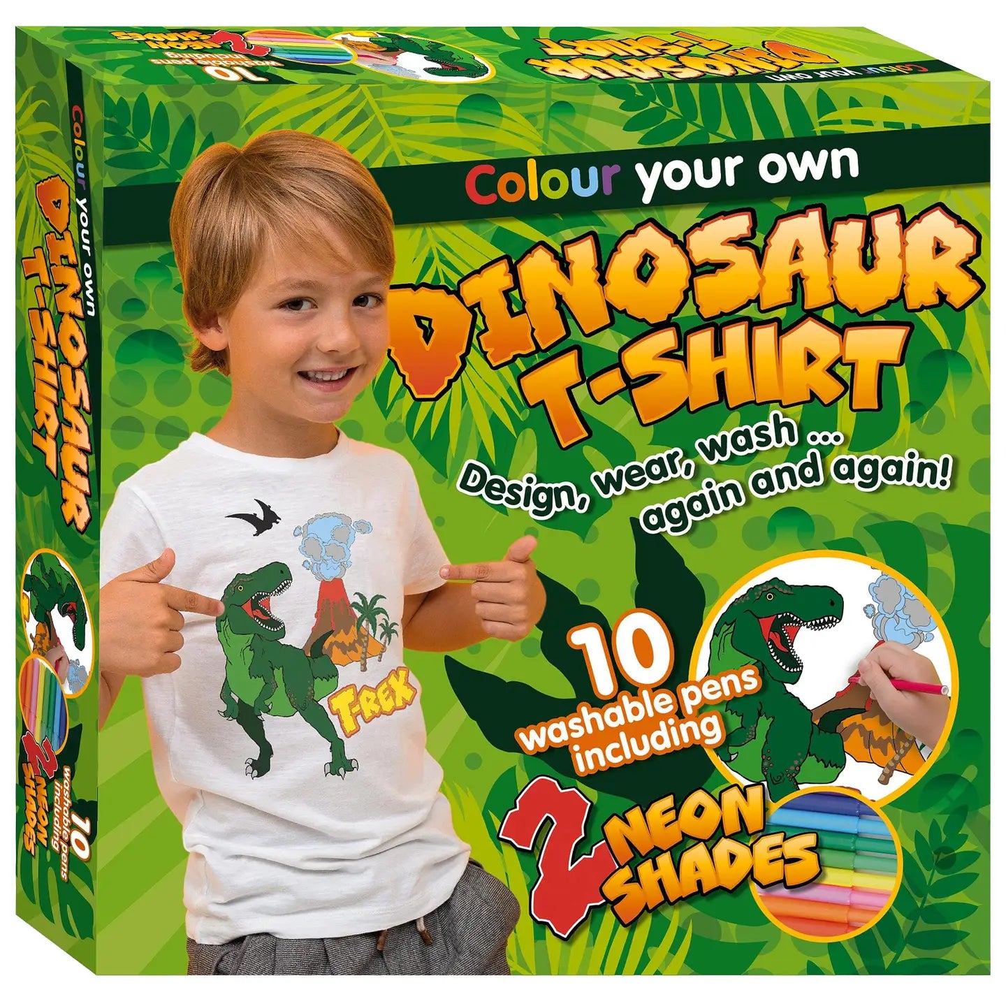 Colour Your Own Dinosaur T-Shirt