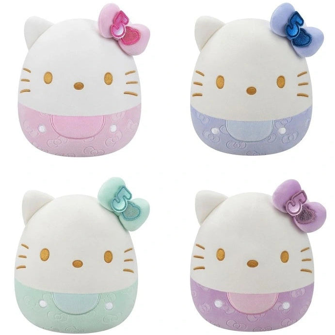 Squishmallows 20cm Hello Kitty 50th Anniversary Bows