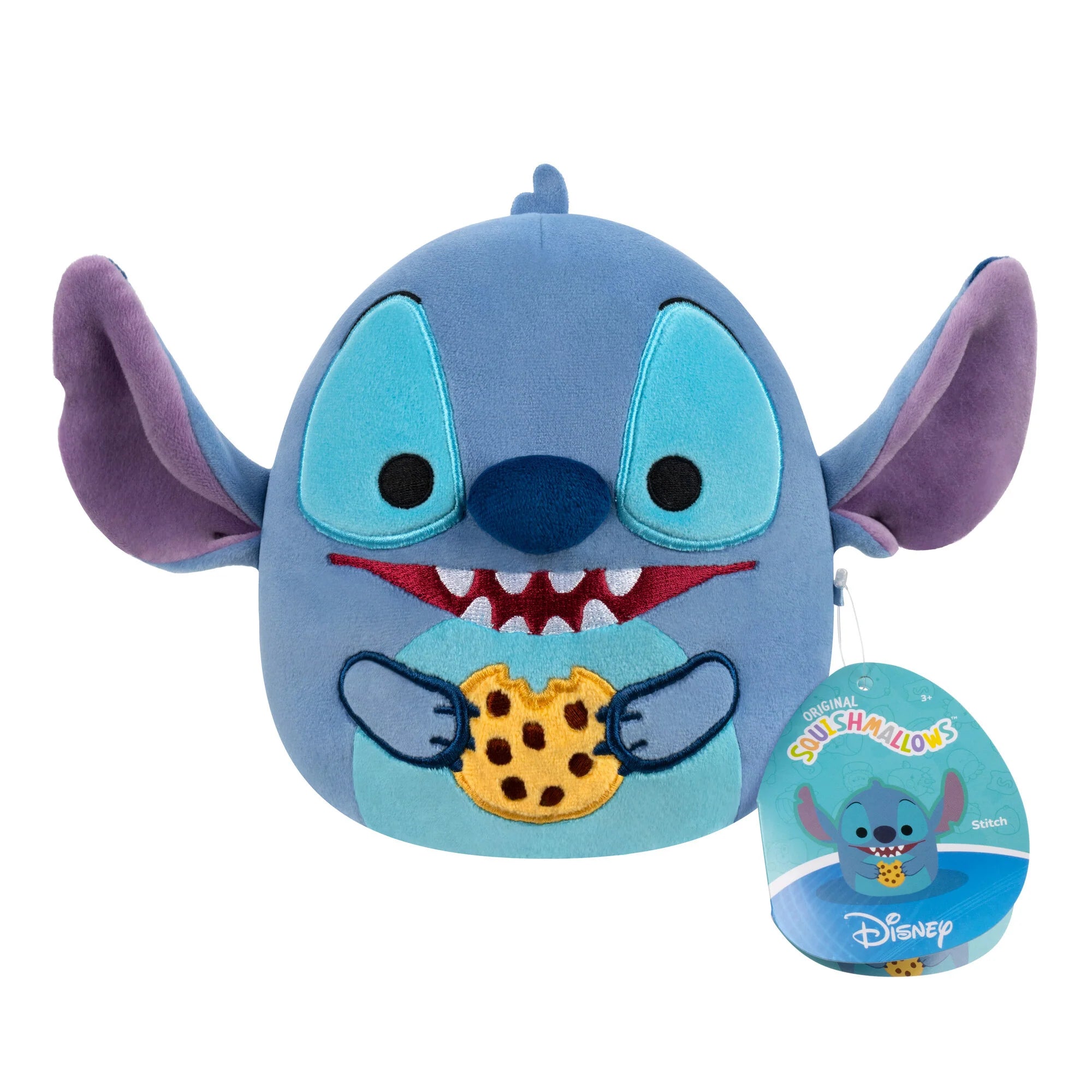 Squishmallows 20cm - Disney Stitch Eating Cookie