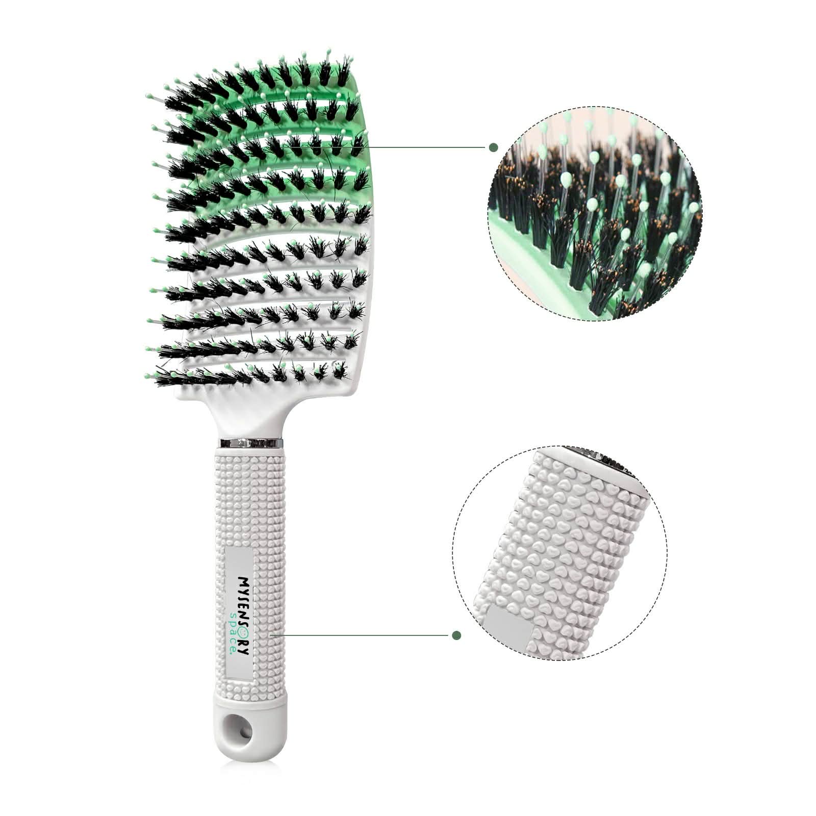 My Sensory Space Detangling Hairbrush - Mint Dip