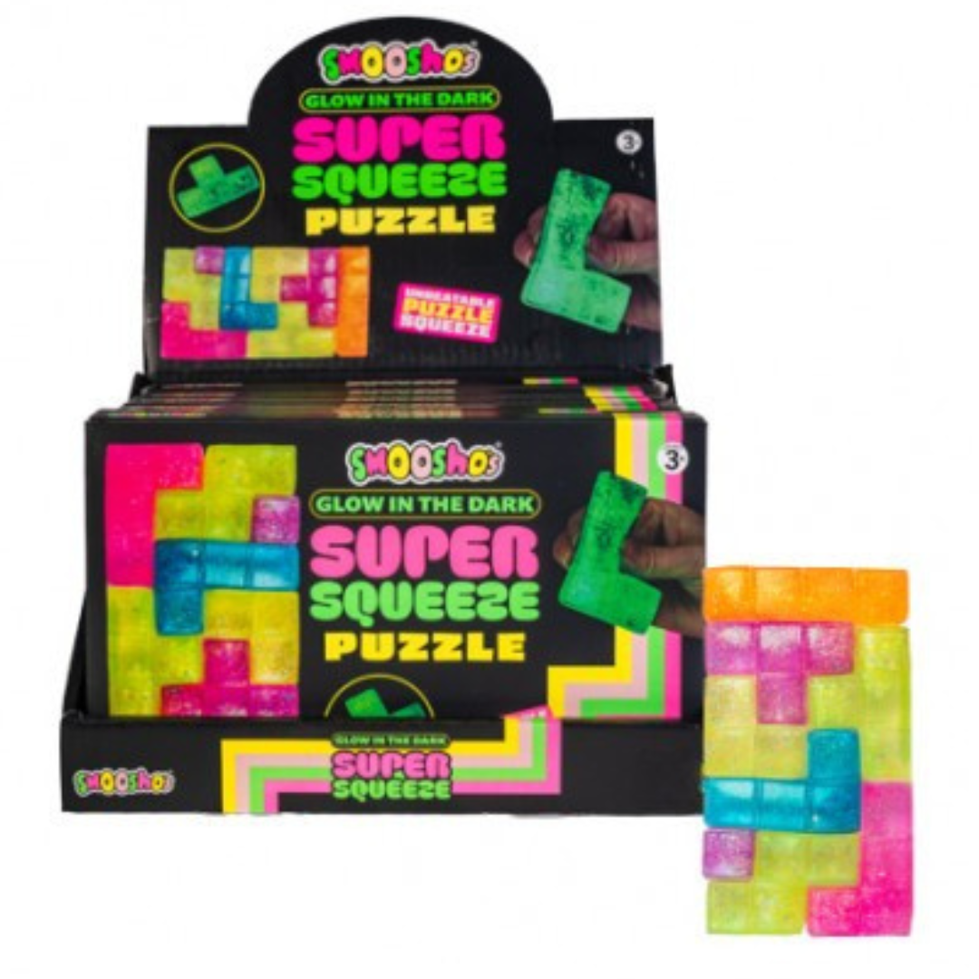 Tetris Squishy Puzzle Glow-in-the-dark