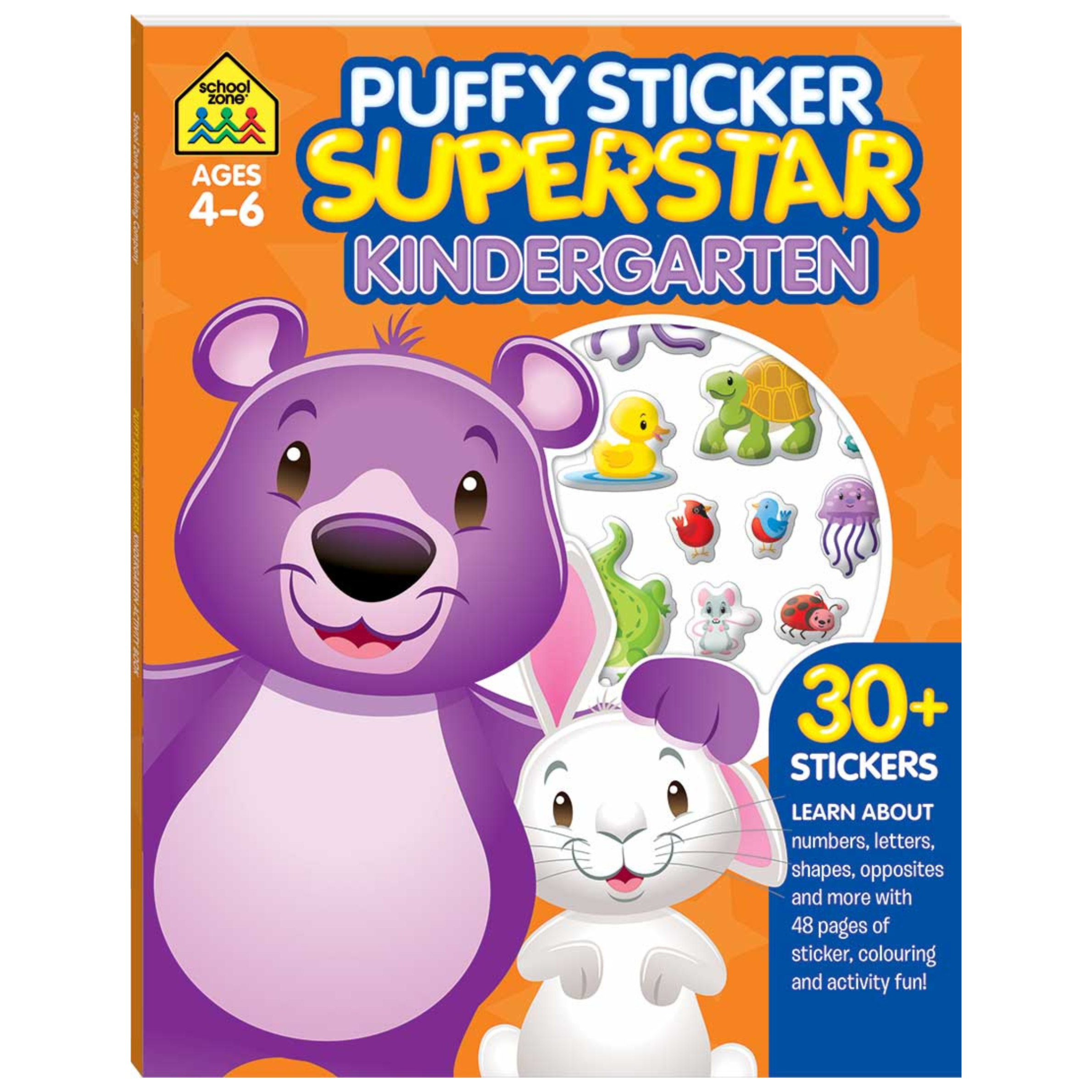 Puffy Sticker Superstar Kindergarten Book