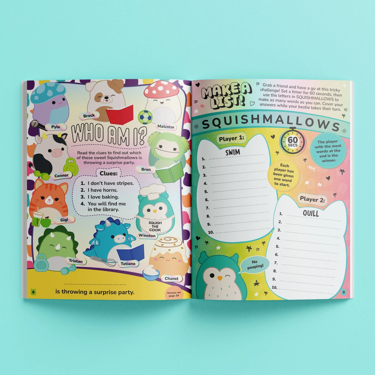 Squishmallows Squishy Stickers