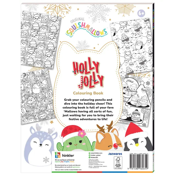 Squishmallows Christmas Colouring Book