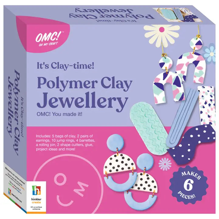 Polymer Clay Jewellery Kit – Create 4 Projects
