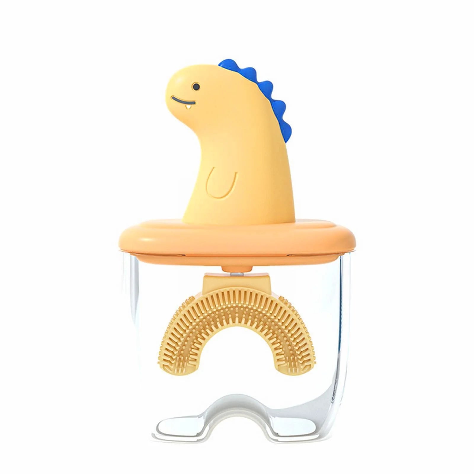 Dinosaur U-Shaped Sensory Toothbrush With Cup - Toddler
