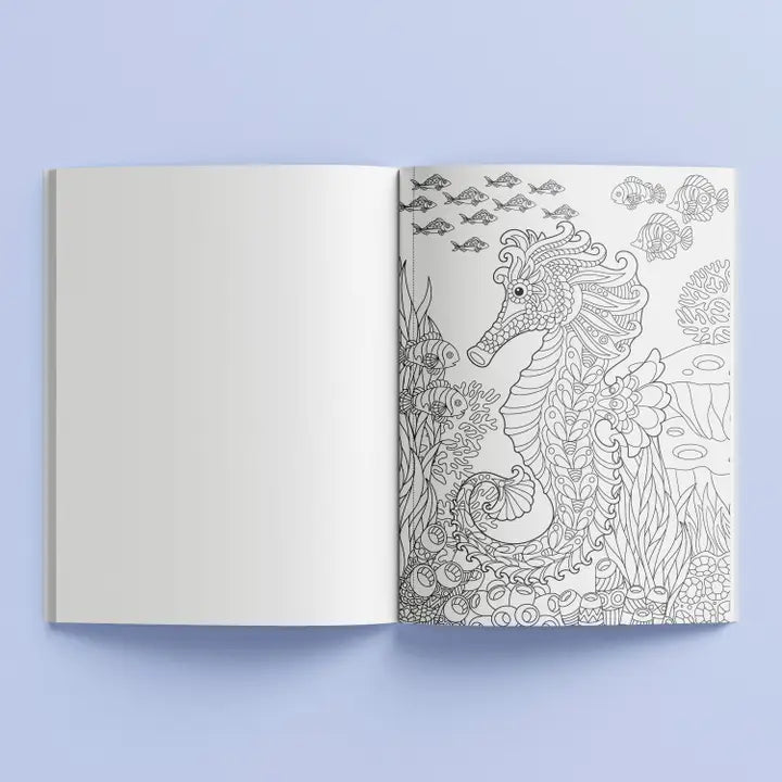 Adult Colouring Book – Deep Ocean