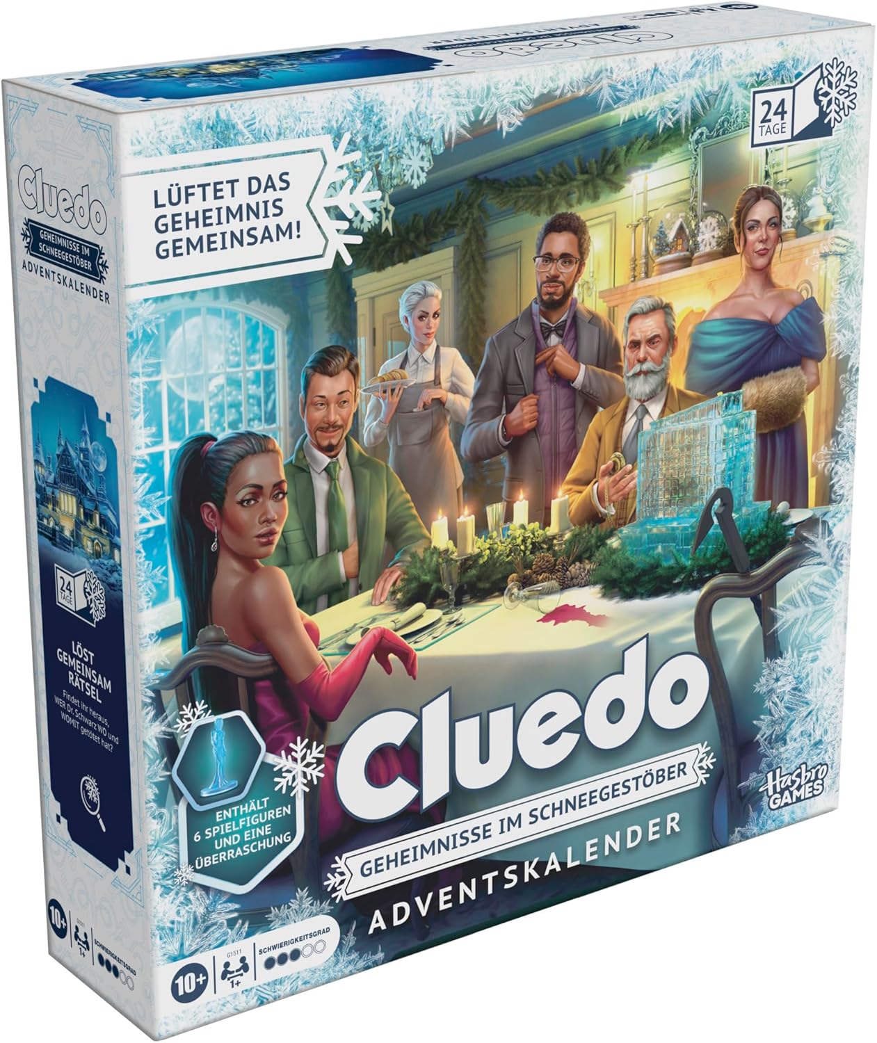 Cluedo Advent Calendar: 24 Days Family Mystery Game