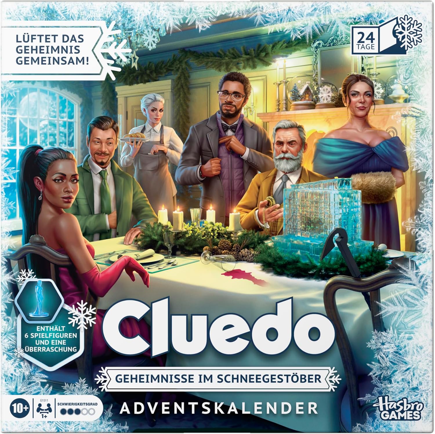 Cluedo Advent Calendar: 24 Days Family Mystery Game