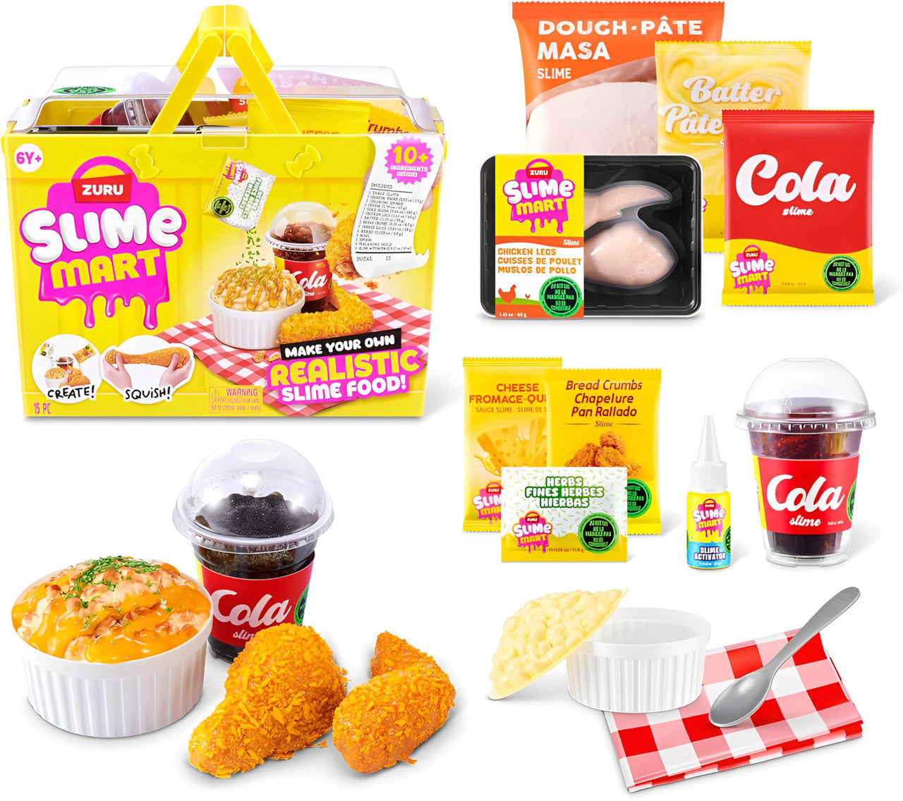 Large Slime Making Set - Fast Food