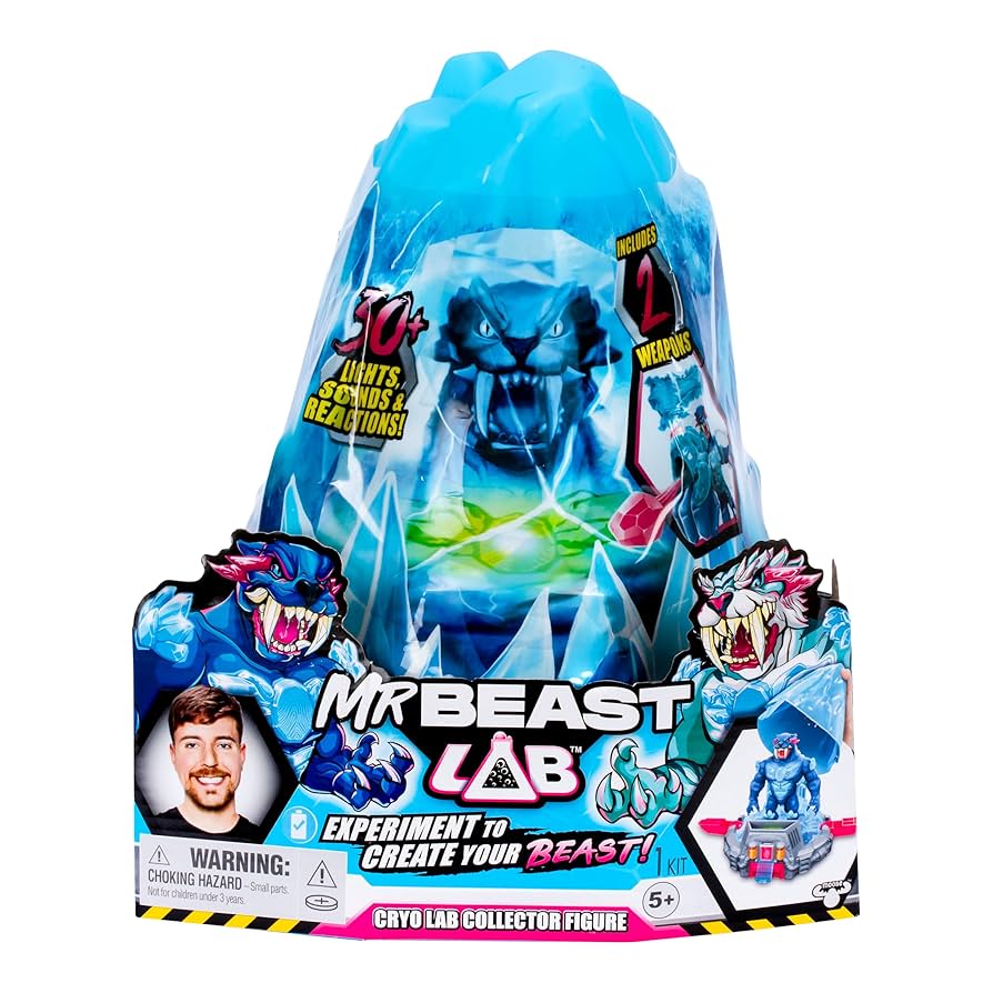 Mr Beast Lab Creation Chamber – Lights, Sounds & Collector Figure