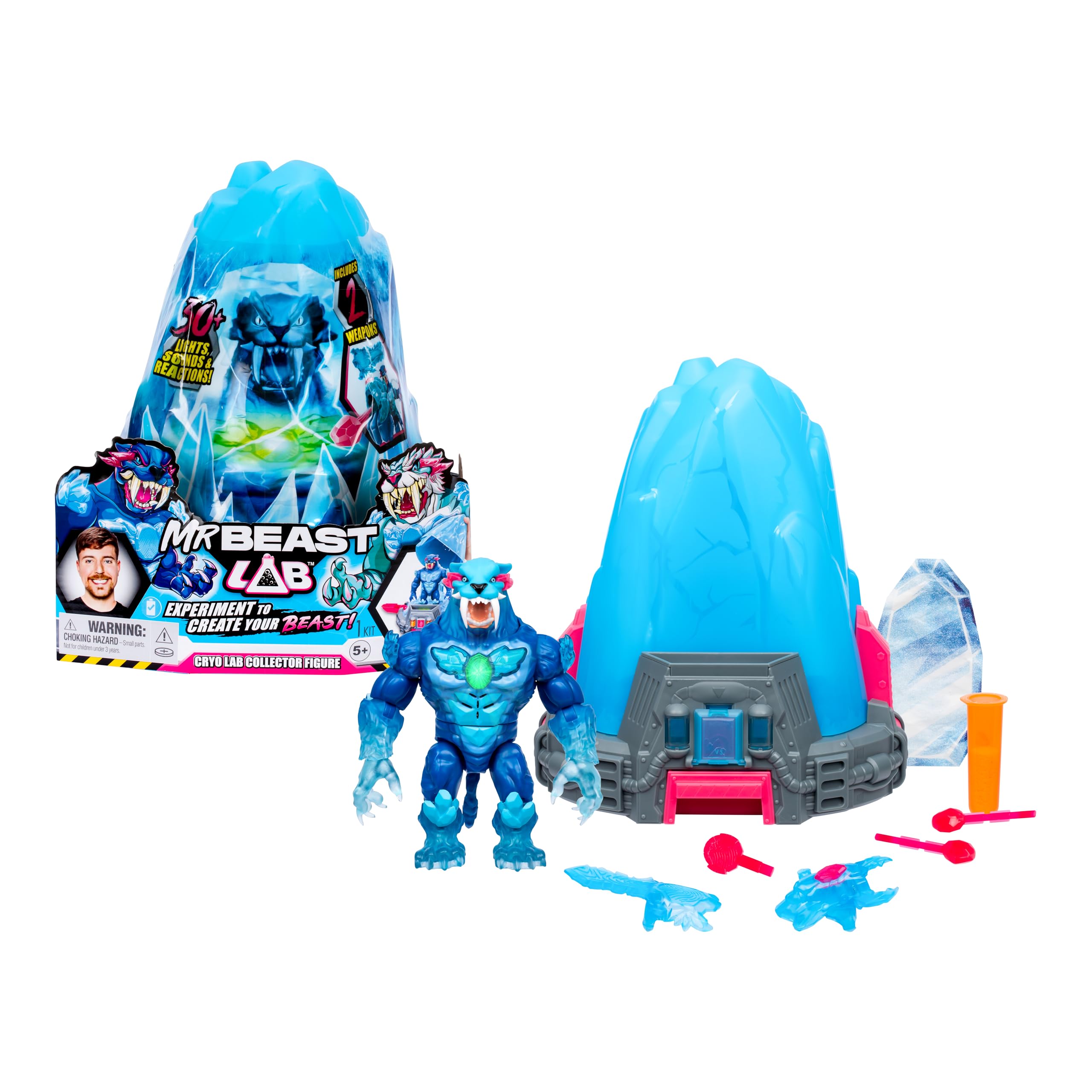 Mr Beast Lab Creation Chamber – Lights, Sounds & Collector Figure