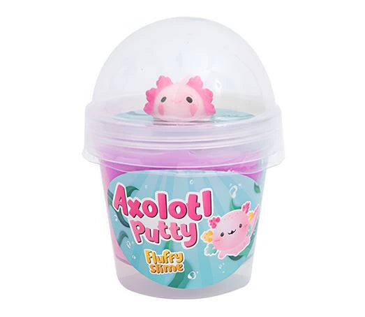 Axolotl Fluffy Slime