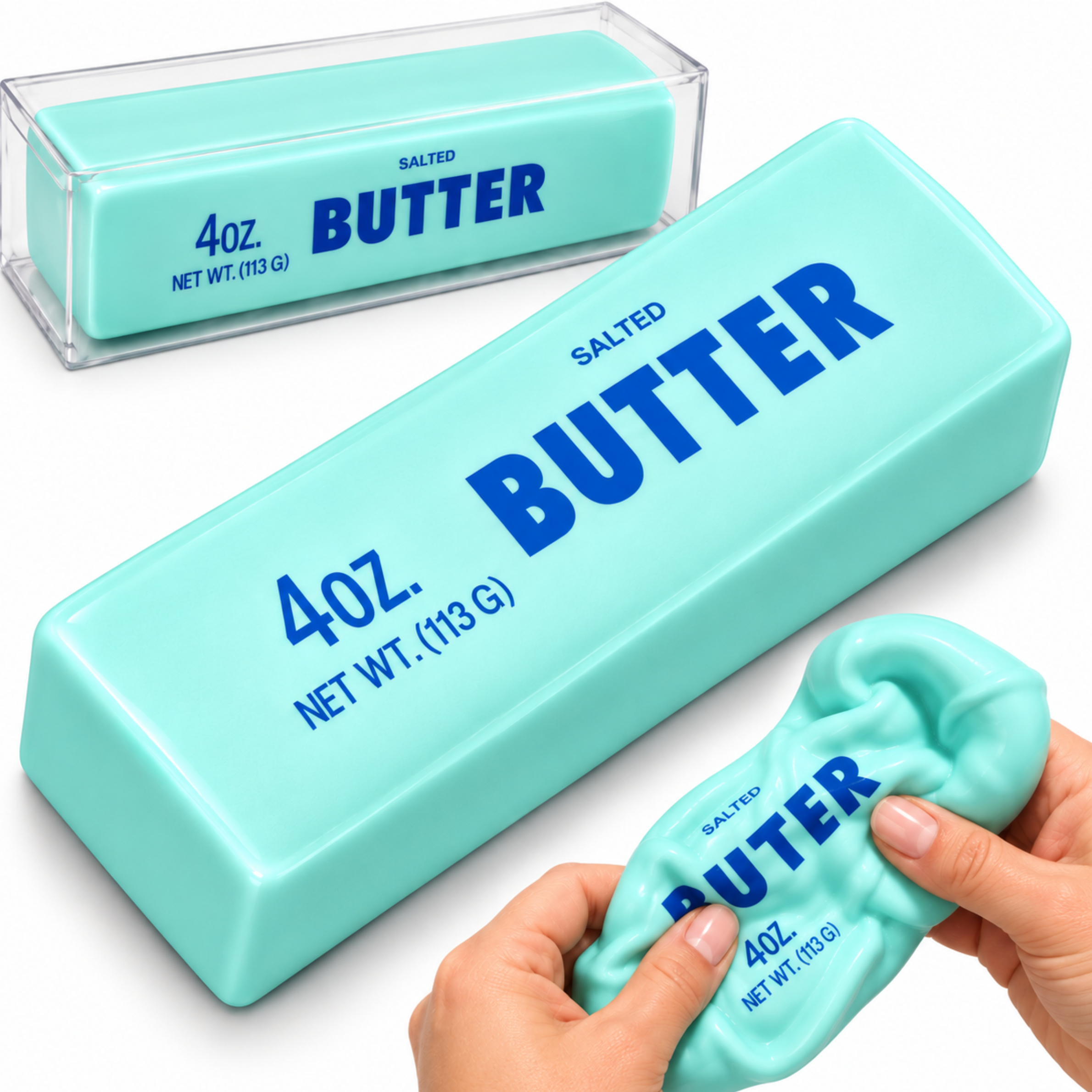 Crunchy Blue Butter Squishy