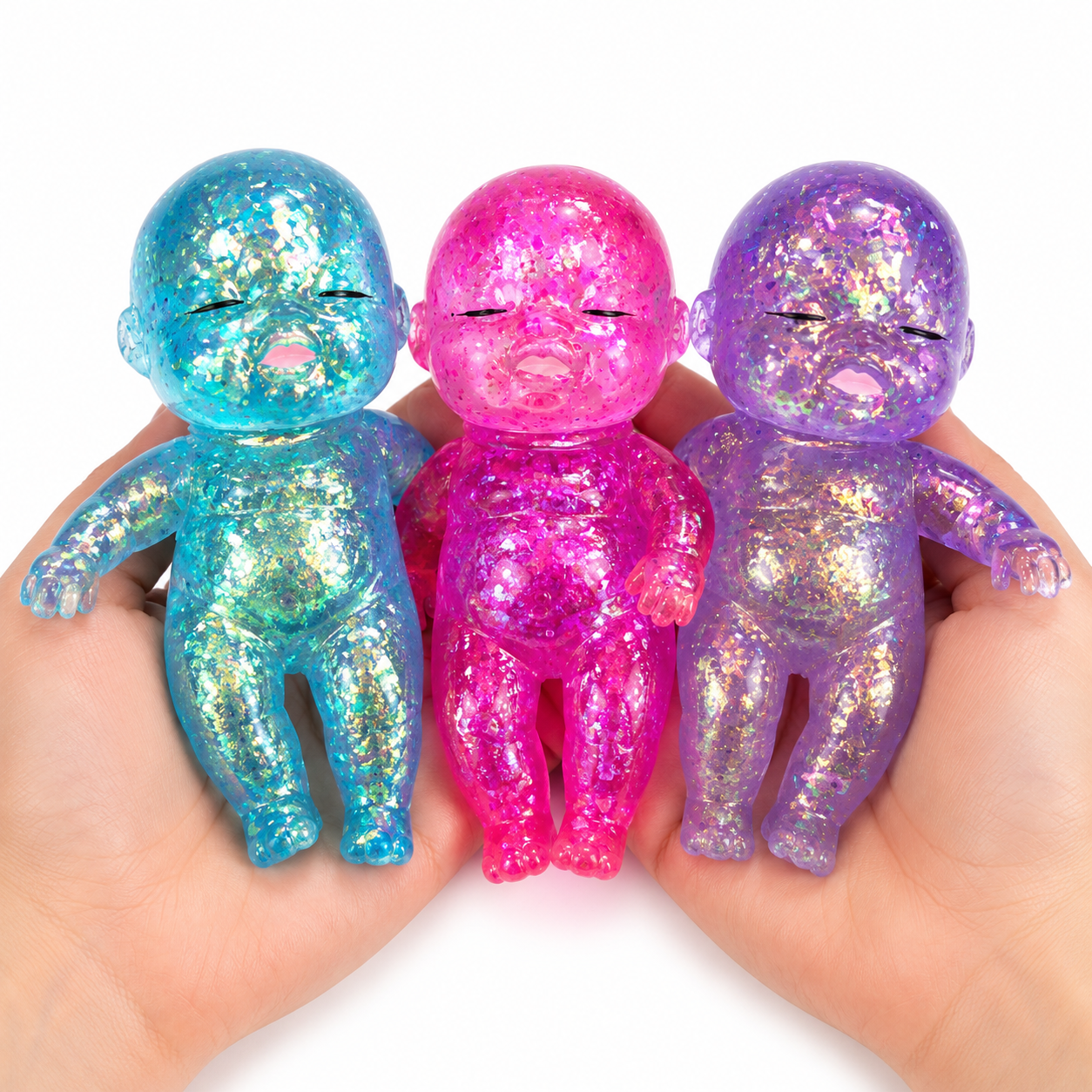 Sugar Baby Glitter Squishy 14cm