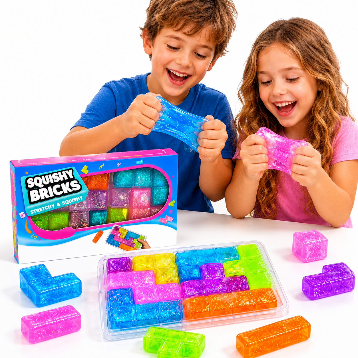 Tetris Puzzle Squishy Set