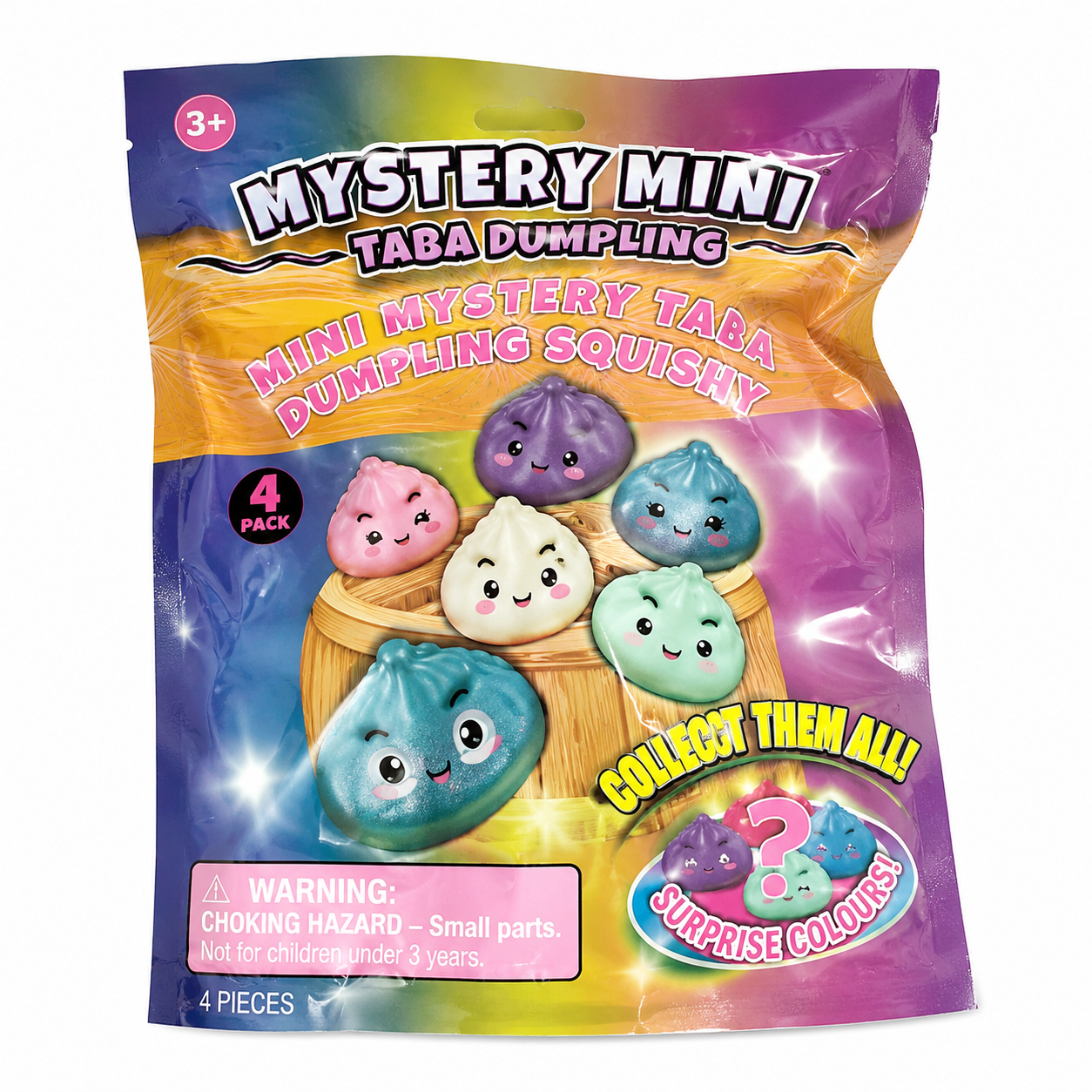Mystery Taba Dumpling Squishy 4 Pack Mini