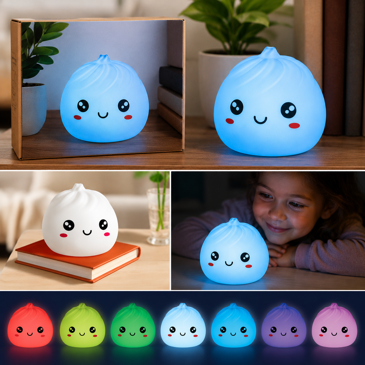 Dumpling Colour Change LED Lamp