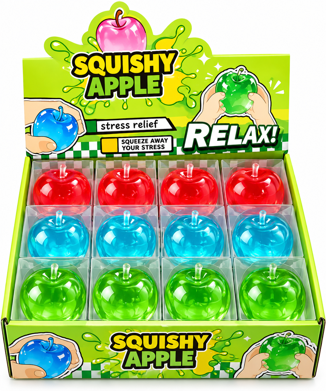 Coconut Oil Apple Squishy 3 Pack
