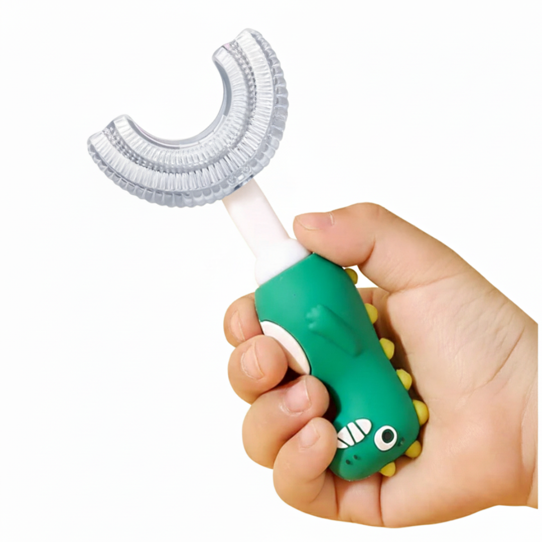 Cheeky Dinosaur U-Shaped Toothbrush Toddler