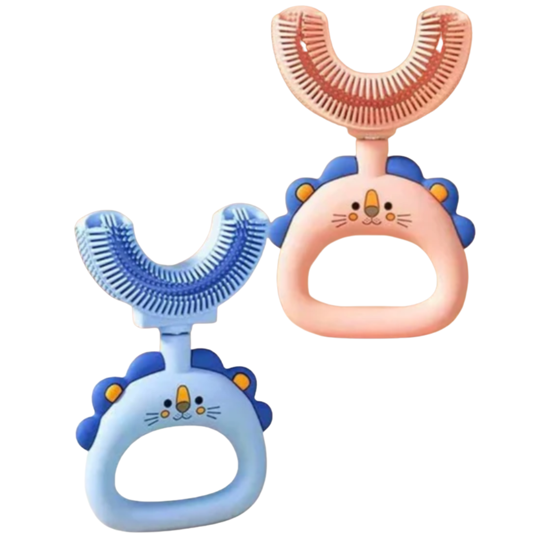 Lion U-Shaped Sensory Toothbrush with Replacement Head