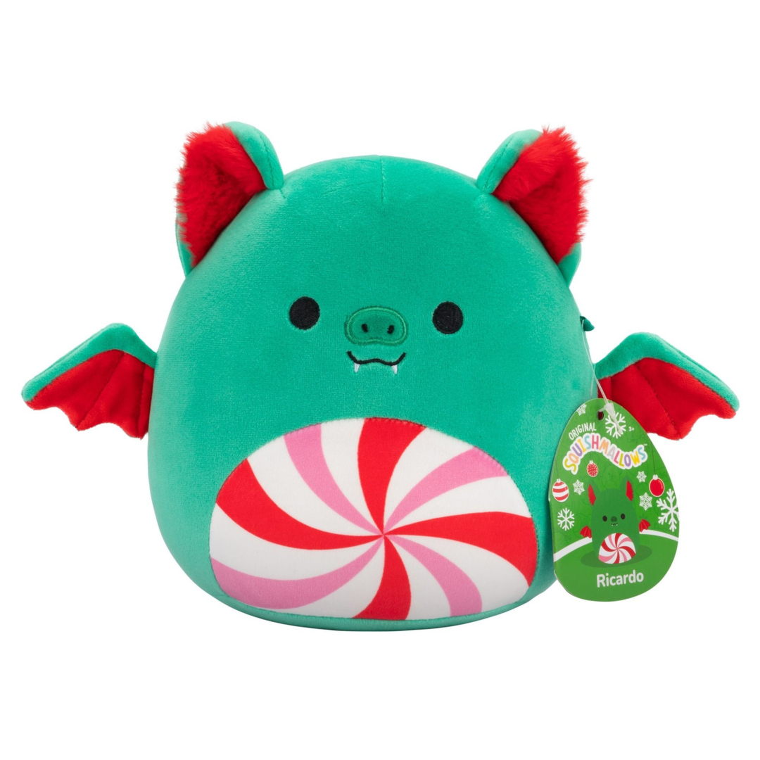 Christmas Squishmallows 20cm - Ricardo The Peppermint Bat