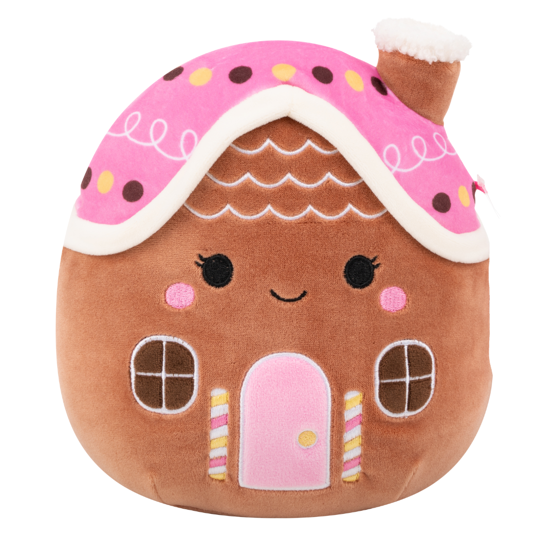 Christmas Squishmallows 20cm - Minna Gingerbread House