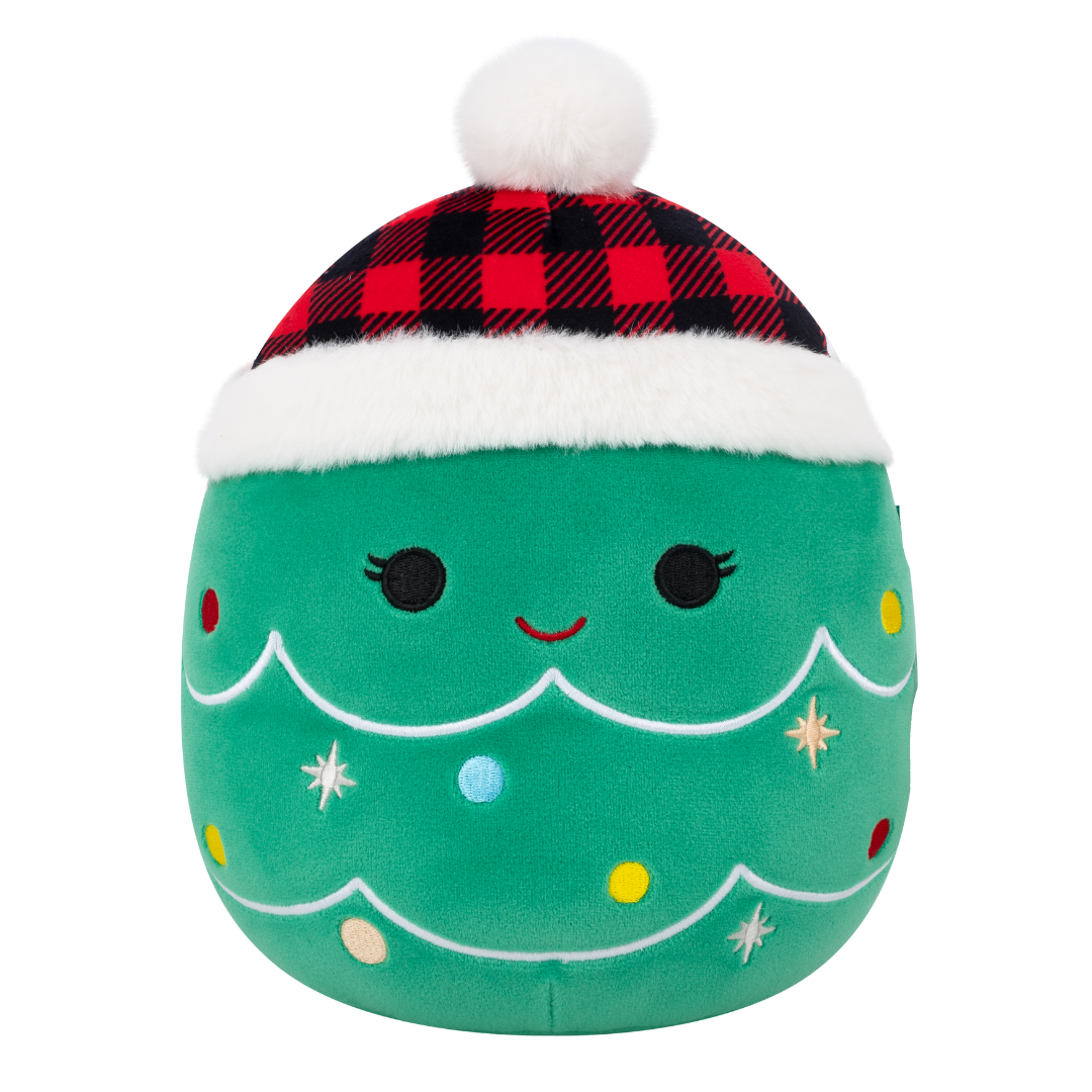 Christmas Squishmallows 20cm - Leama Tree with Beanie