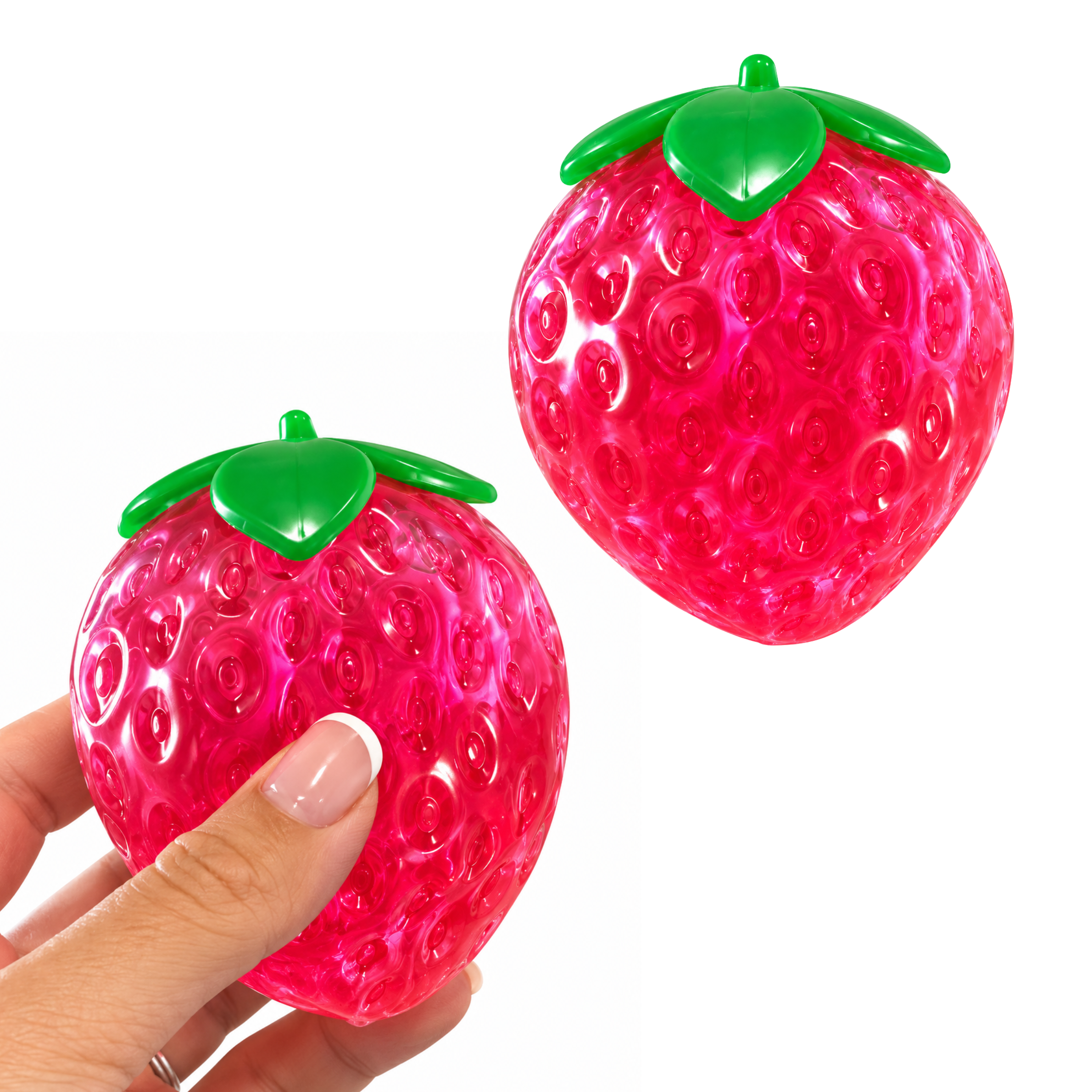 Coconut Oil Strawberry Squishy 2 Pack
