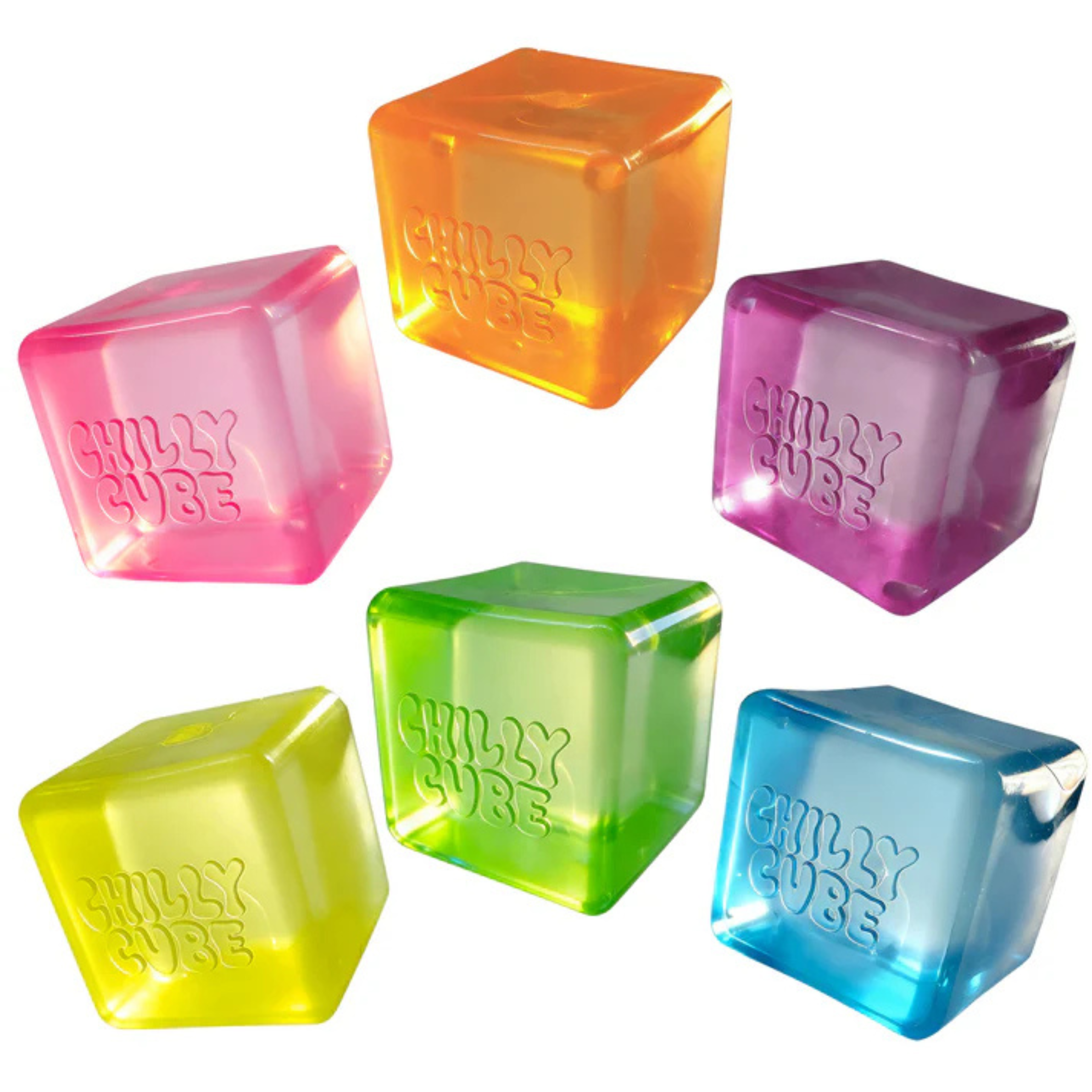Mini Jelly Cube Squishy Value Pack 3.5cm