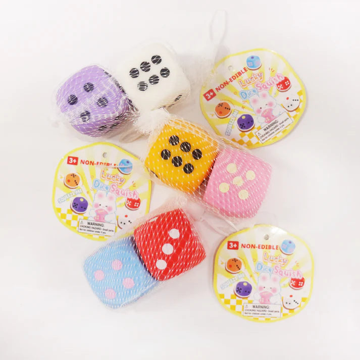 Lucky Dice Squishy - 3 Pack