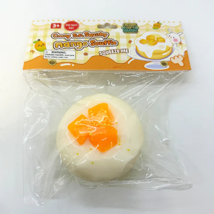 Creamy Soft Squishy Mango Souffle Taba Squishy