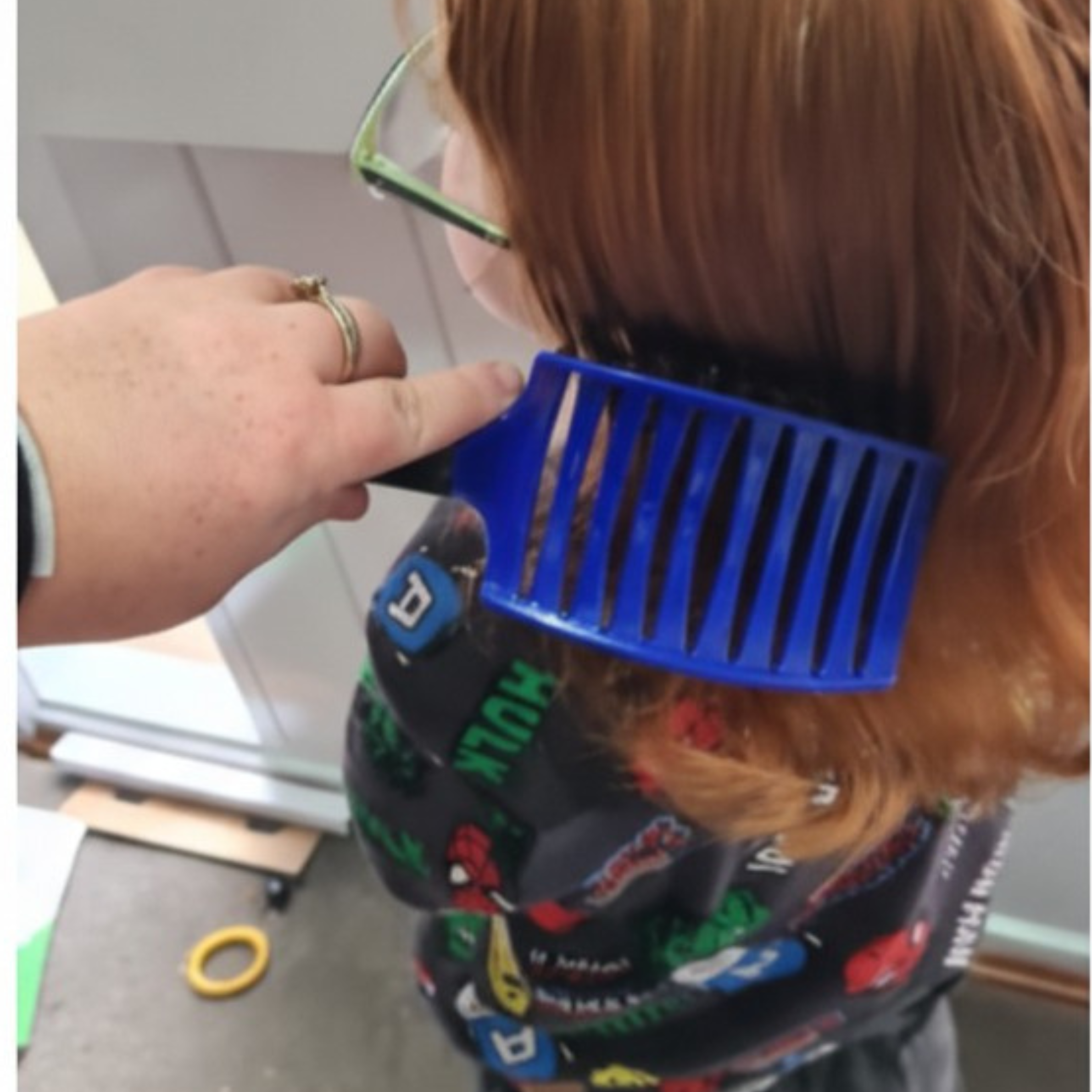 Sensory Hairbrush Blue