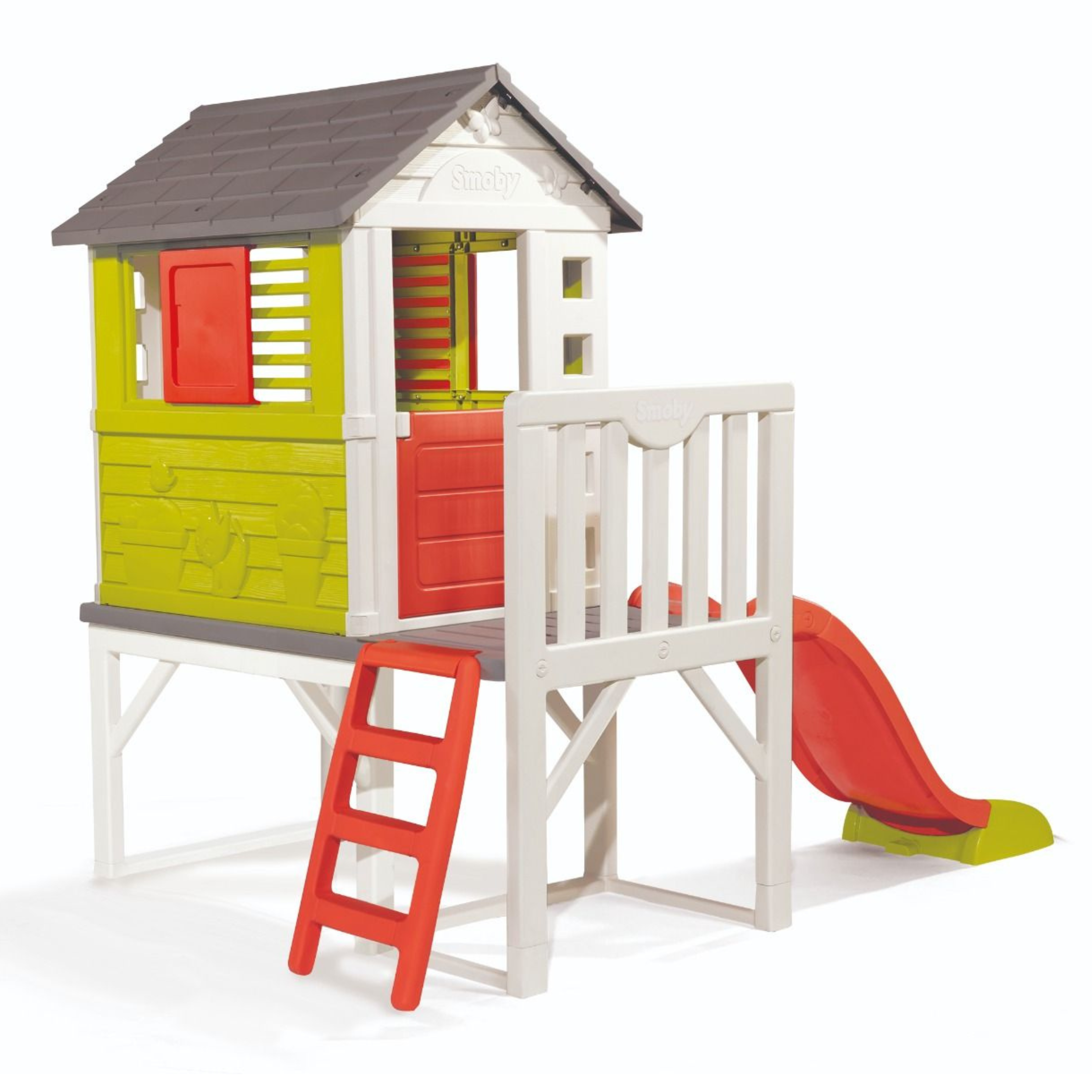 SMOBY Cubby House on Stilts with Slide