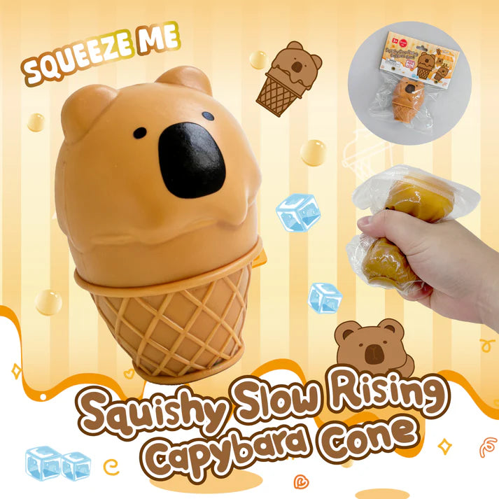 Capybara With Cone Taba Squishy