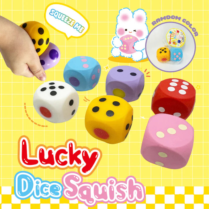 Lucky Dice Squishy - 3 Pack