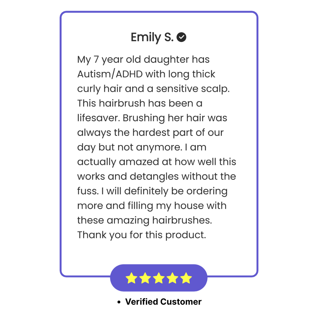 My Sensory Space Hairbrush - Mint