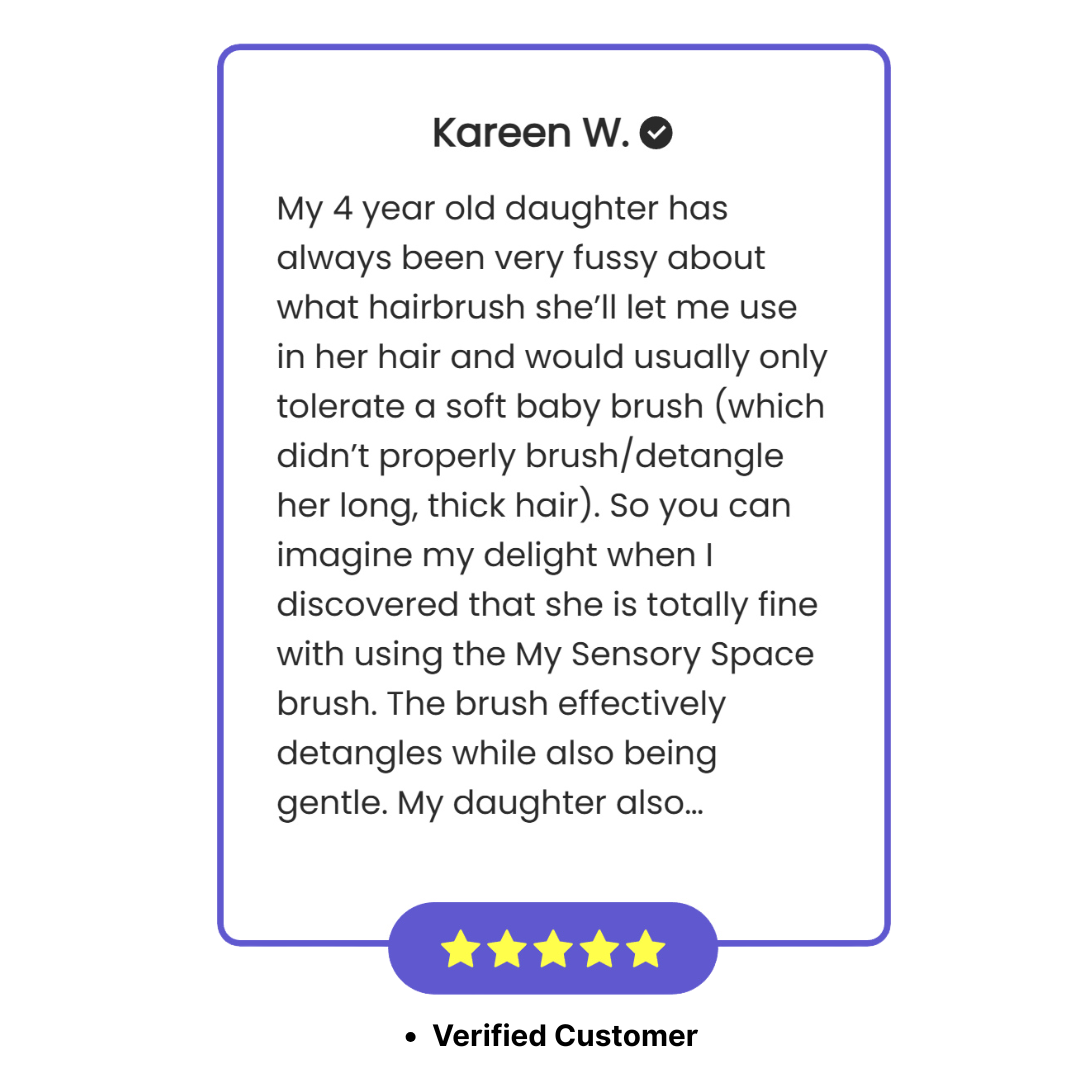 My Sensory Space Hairbrush - Pink Marshmallow