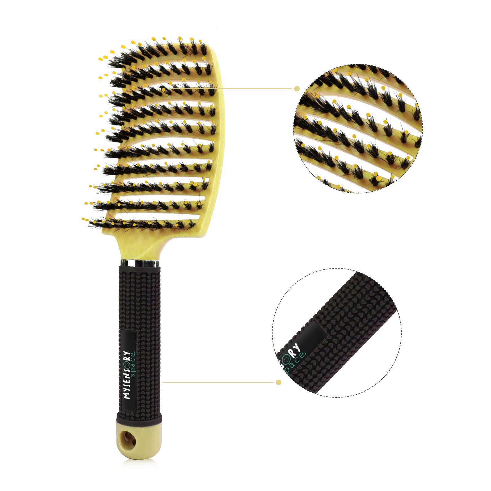 Sensory Hairbrush Gold