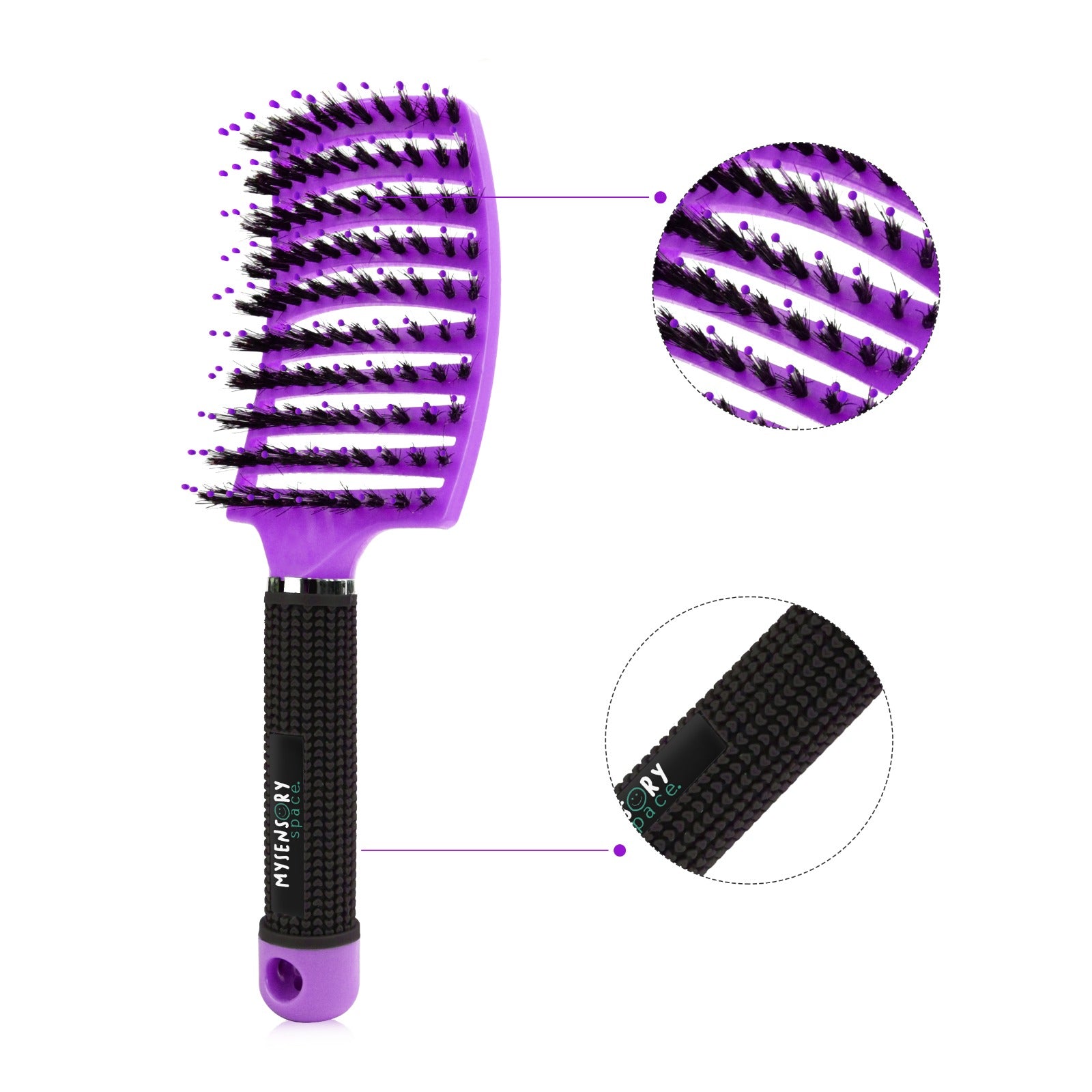 Sensory Hairbrush Purple