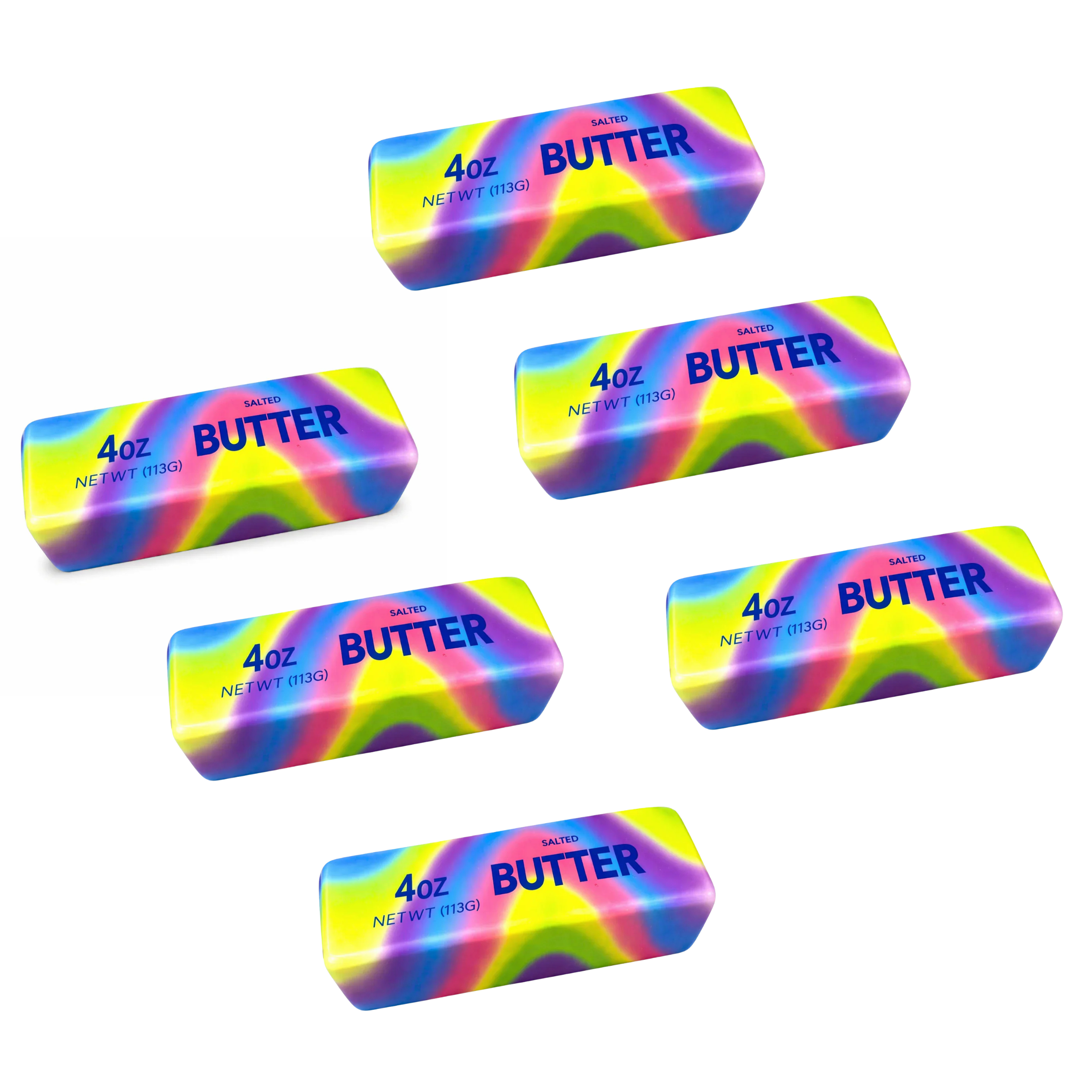 Slow Rising Rainbow Butter Stick Squishy