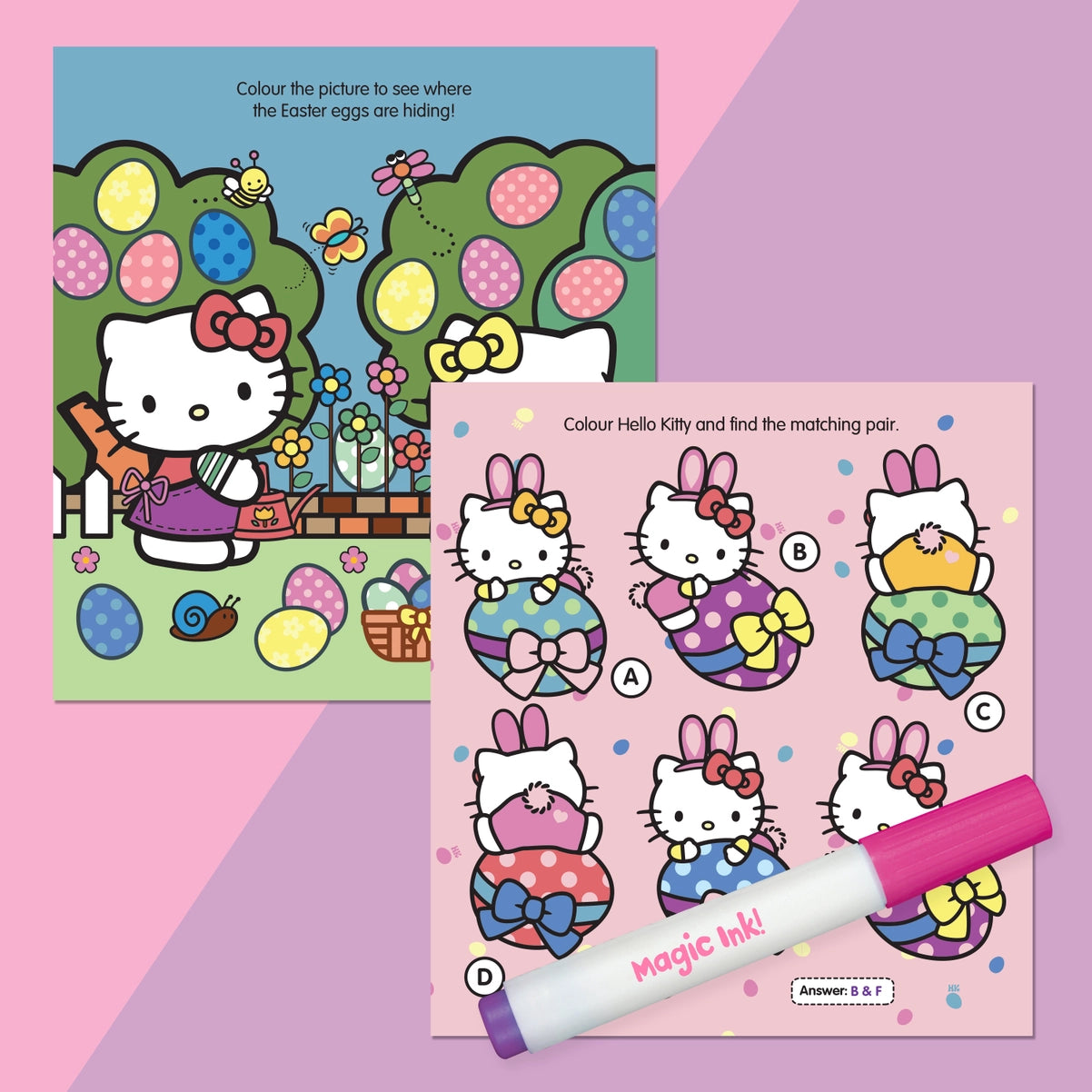 Inkredibles Magic Ink Hello Kitty Easter
