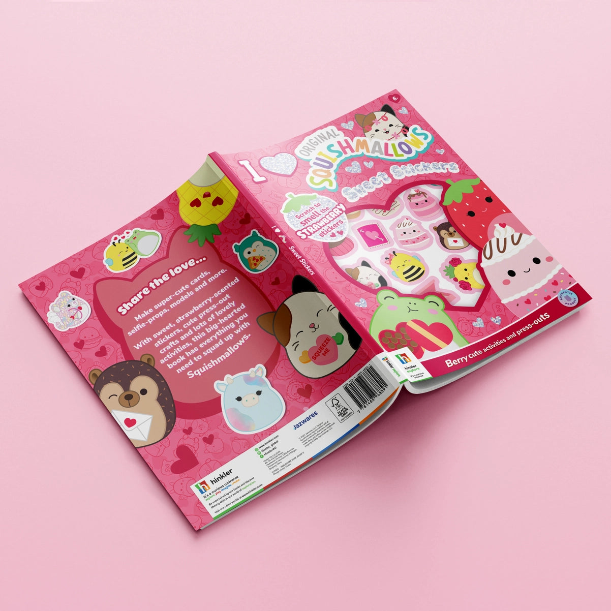 I Love Squishmallows Sweet Stickers