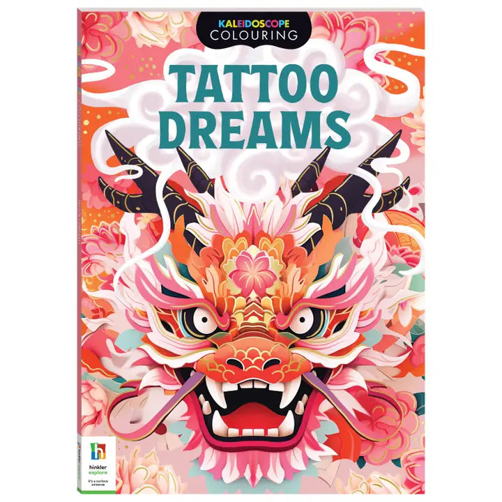 Adult Colouring Book – Tattoo Dreams