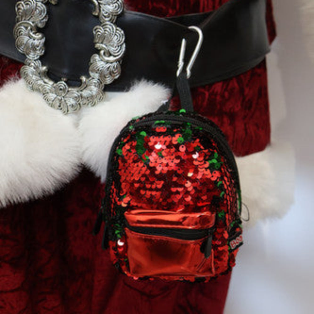 Mini BooBoo Backpack - Red and Green