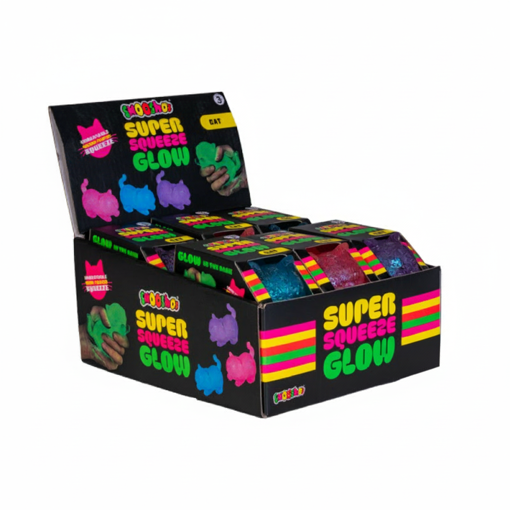 Jelly Glitter Glow Cat Squishy