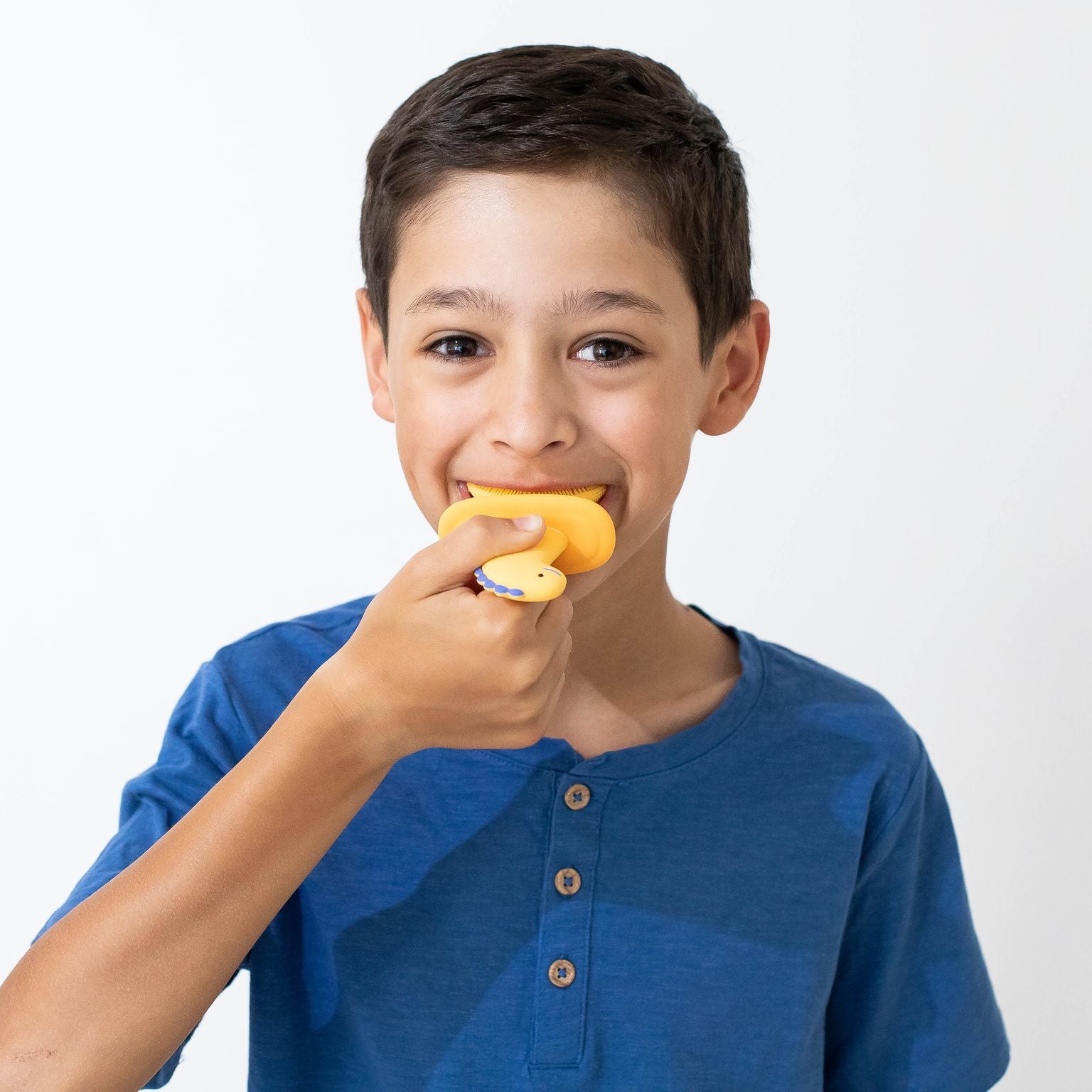 Dinosaur U-Shaped Sensory Toothbrush With Cup - Toddler